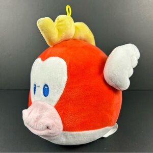 Nintendo Mario Kart Pukupuk Cheep Cheep Flying Fish Plush 5" Toy with Hang Loop